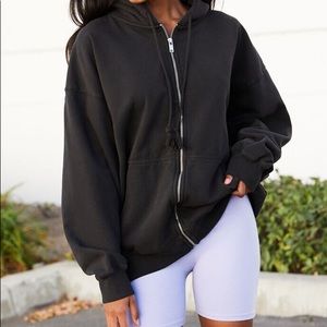 pacsun john galt zip up hoodie